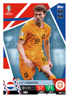 Mats Wieffer Netherlands Topps Match Attax EURO 2024 #NED12